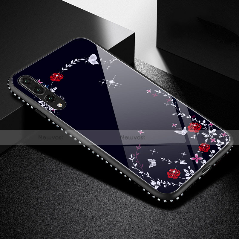 Silicone Frame Dress Party Girl Mirror Case Cover for Huawei P20 Pro