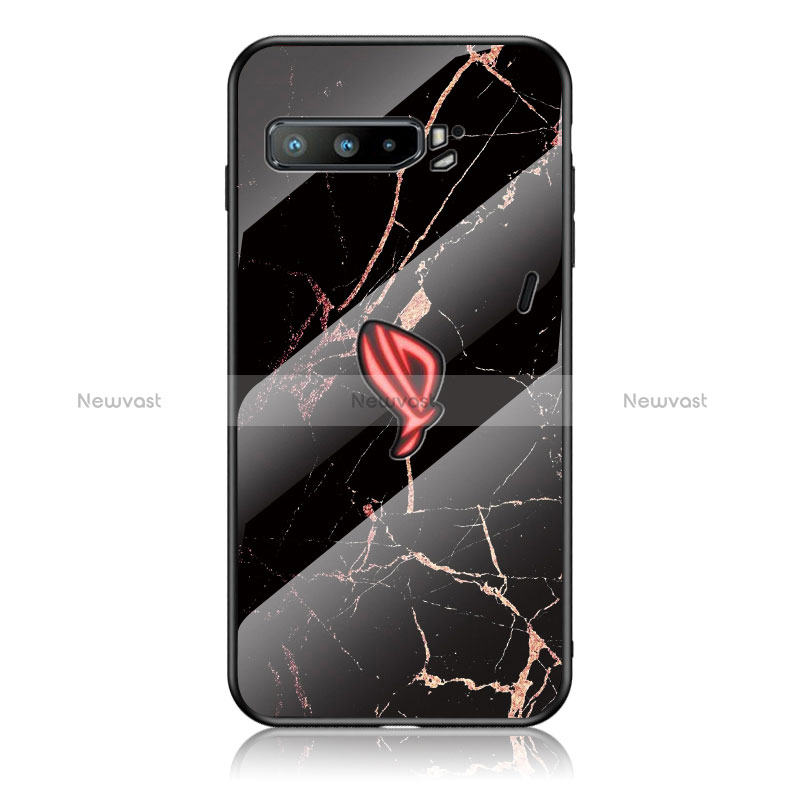 Silicone Frame Fashionable Pattern Mirror Case Cover for Asus ROG Phone 3