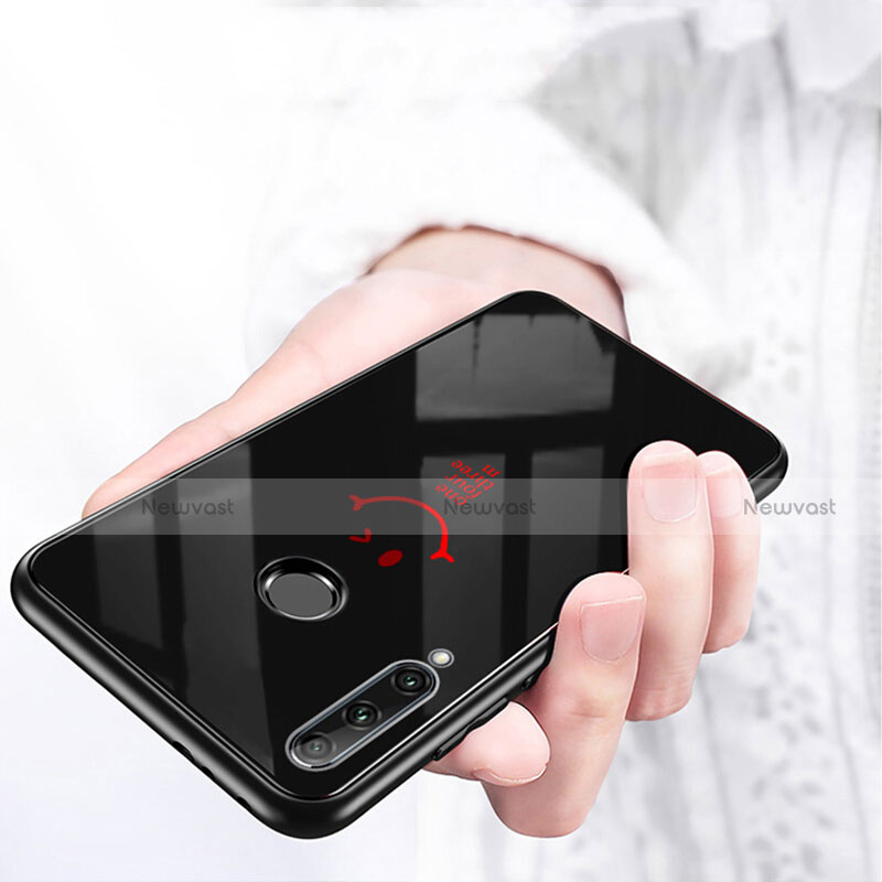 Silicone Frame Fashionable Pattern Mirror Case Cover for Huawei Honor 20 Lite