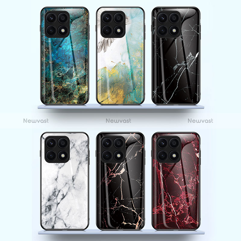 Silicone Frame Fashionable Pattern Mirror Case Cover for Huawei Honor 70 Lite 5G