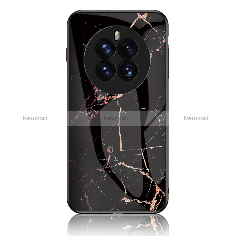 Silicone Frame Fashionable Pattern Mirror Case Cover for Huawei Mate 50 Pro