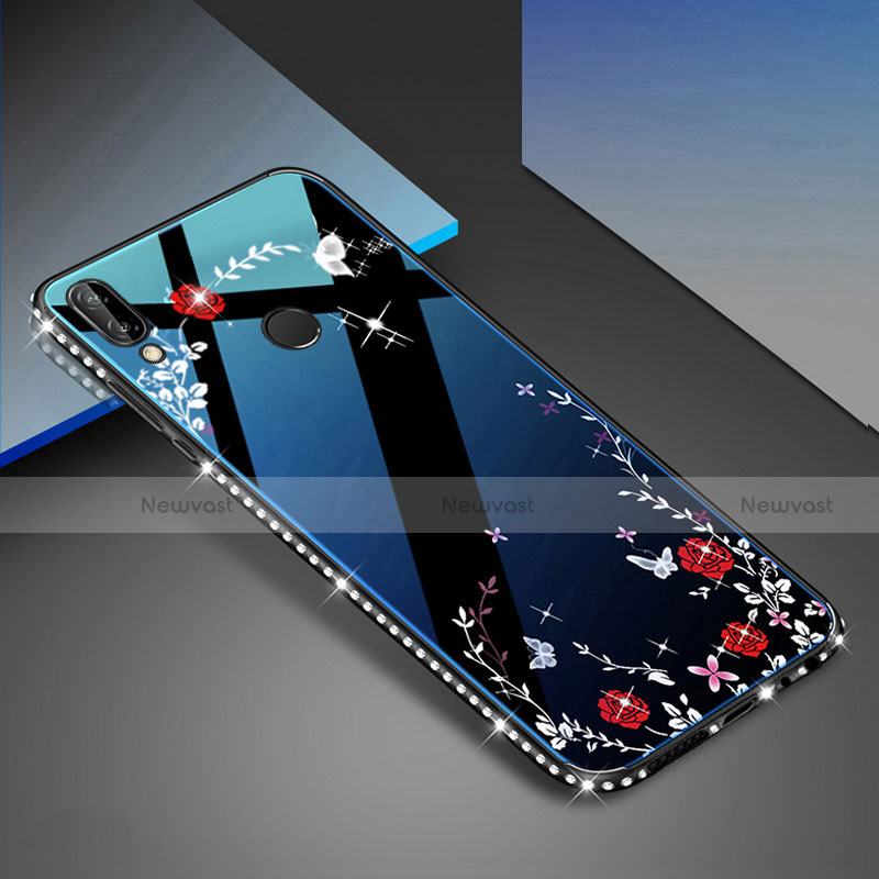 Silicone Frame Fashionable Pattern Mirror Case Cover for Huawei Nova 3e Colorful