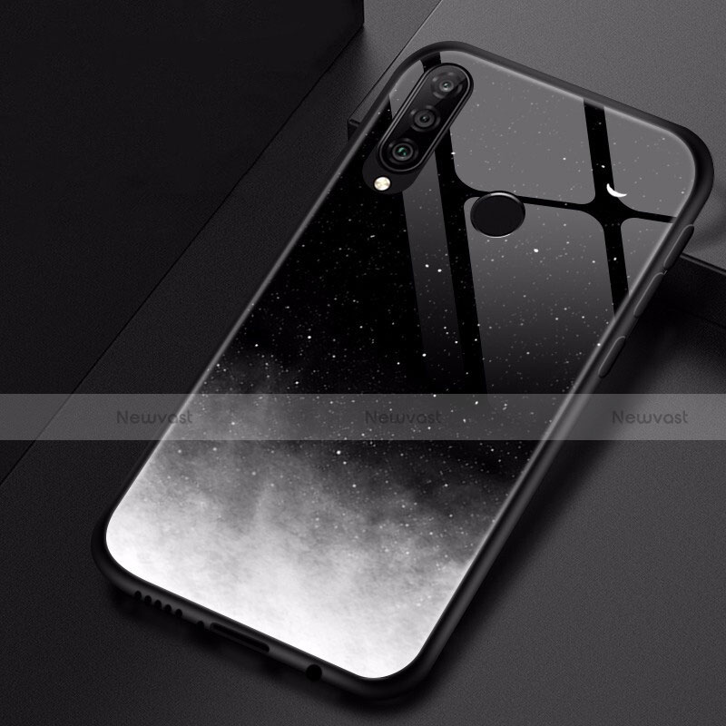 Silicone Frame Fashionable Pattern Mirror Case Cover for Huawei Nova 4e