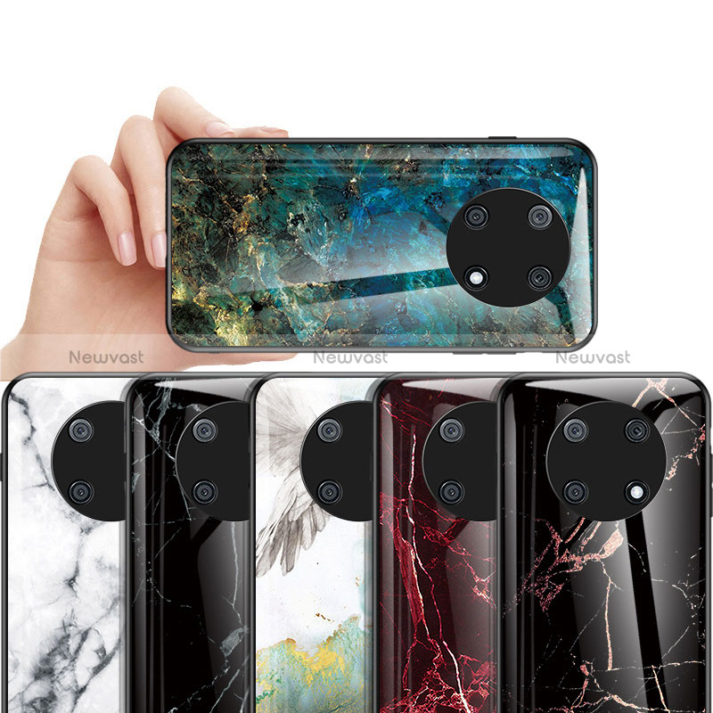 Silicone Frame Fashionable Pattern Mirror Case Cover for Huawei Nova Y90