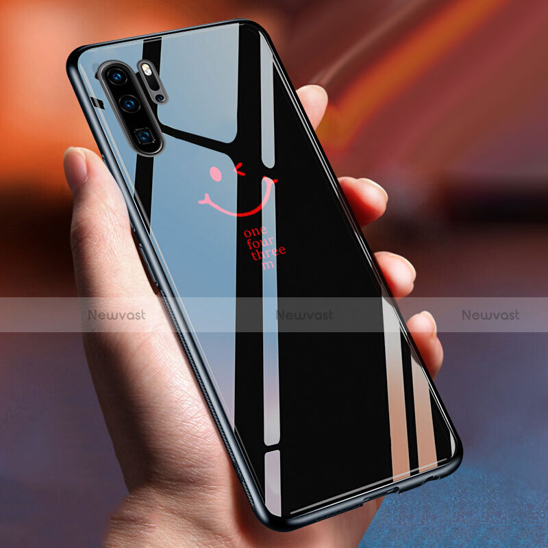 Silicone Frame Fashionable Pattern Mirror Case Cover for Huawei P30 Pro New Edition