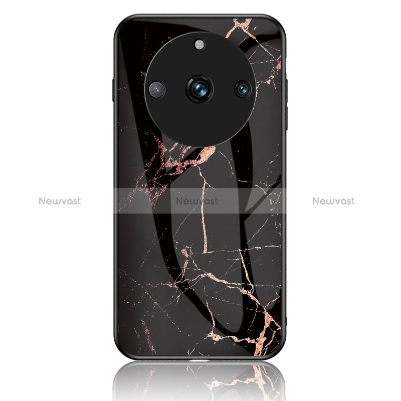 Silicone Frame Fashionable Pattern Mirror Case Cover for Realme 11 Pro 5G