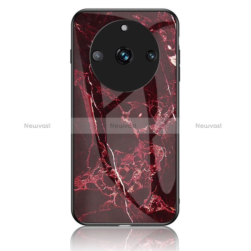 Silicone Frame Fashionable Pattern Mirror Case Cover for Realme 11 Pro 5G