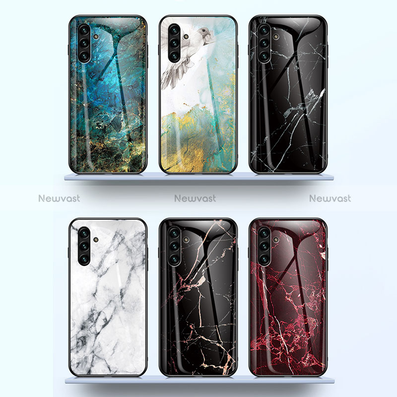 Silicone Frame Fashionable Pattern Mirror Case Cover for Samsung Galaxy A04s