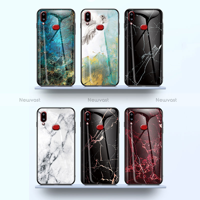 Silicone Frame Fashionable Pattern Mirror Case Cover for Samsung Galaxy A10s