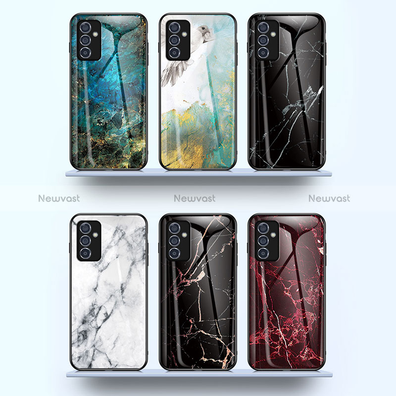 Silicone Frame Fashionable Pattern Mirror Case Cover for Samsung Galaxy A15 4G