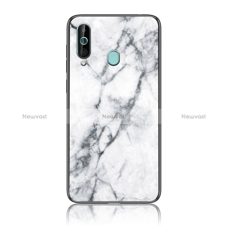 Silicone Frame Fashionable Pattern Mirror Case Cover for Samsung Galaxy A60