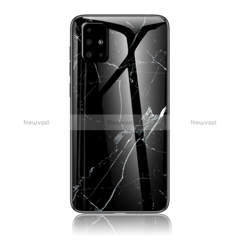 Silicone Frame Fashionable Pattern Mirror Case Cover for Samsung Galaxy A71 5G