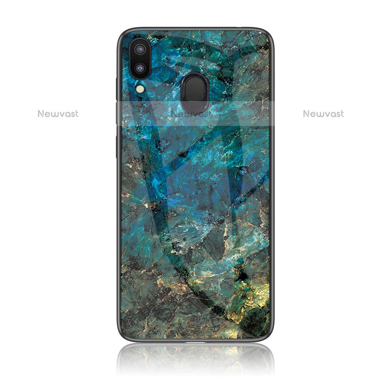 Silicone Frame Fashionable Pattern Mirror Case Cover for Samsung Galaxy M20