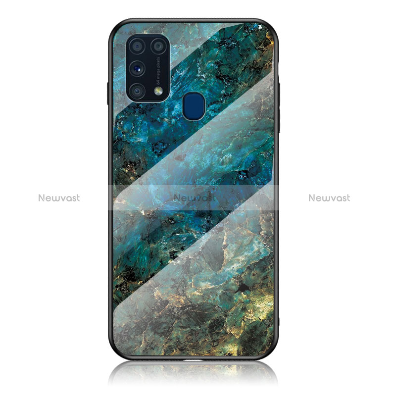 Silicone Frame Fashionable Pattern Mirror Case Cover for Samsung Galaxy M21s