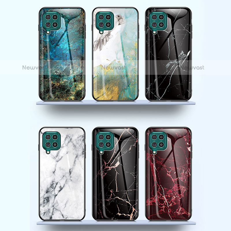 Silicone Frame Fashionable Pattern Mirror Case Cover for Samsung Galaxy M62 4G