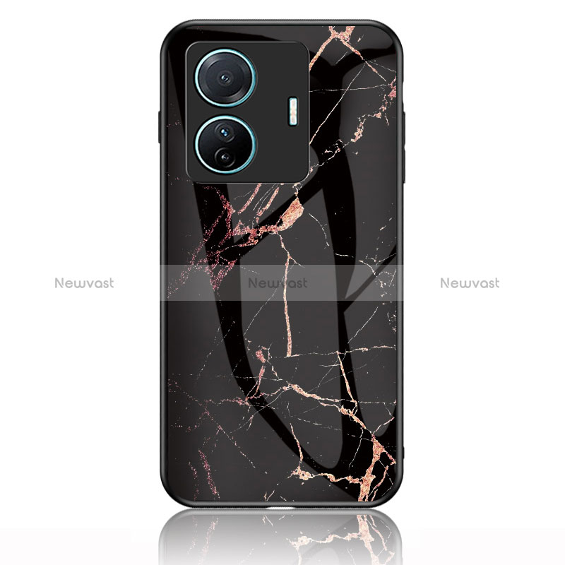 Silicone Frame Fashionable Pattern Mirror Case Cover for Vivo iQOO Z6 Pro 5G