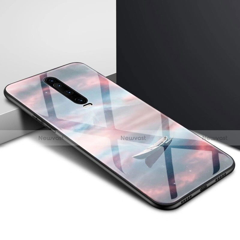 Silicone Frame Fashionable Pattern Mirror Case Cover for Xiaomi Poco X2