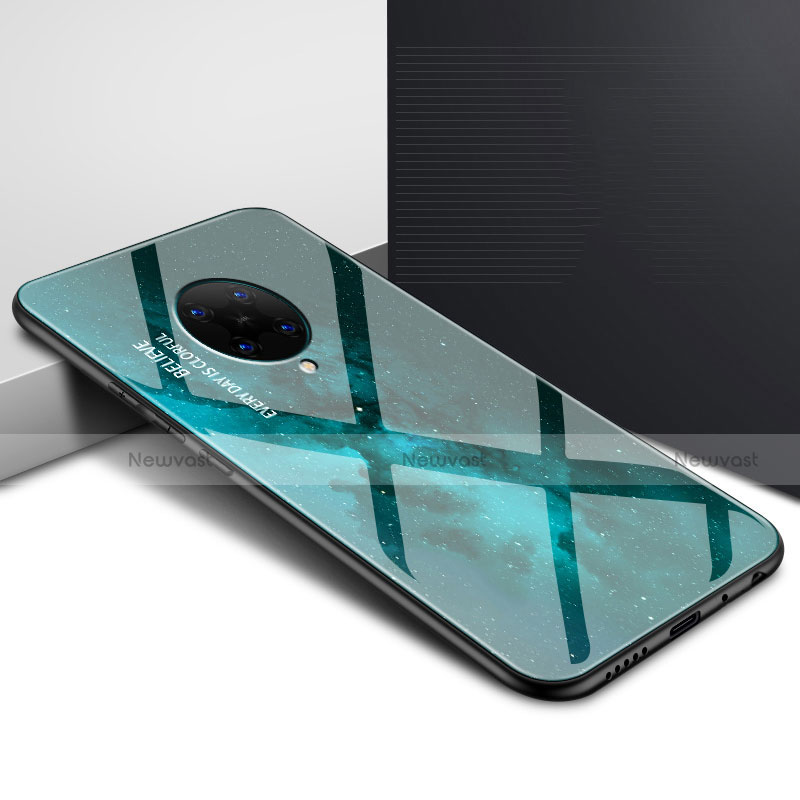 Silicone Frame Fashionable Pattern Mirror Case Cover for Xiaomi Redmi K30 Pro 5G
