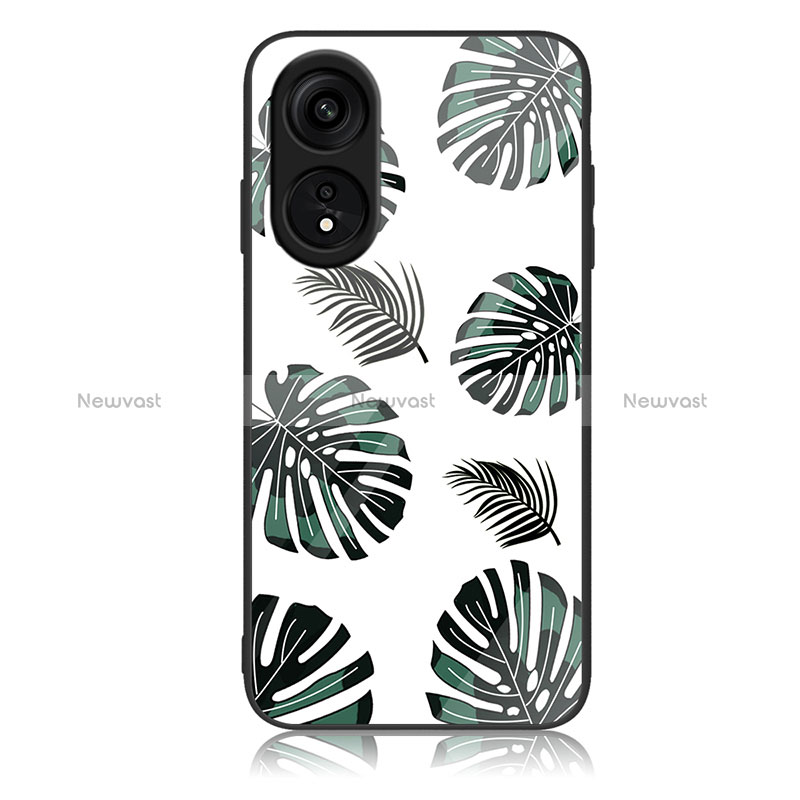 Silicone Frame Fashionable Pattern Mirror Case Cover JM1 for Huawei Honor X5 Plus Matcha Green