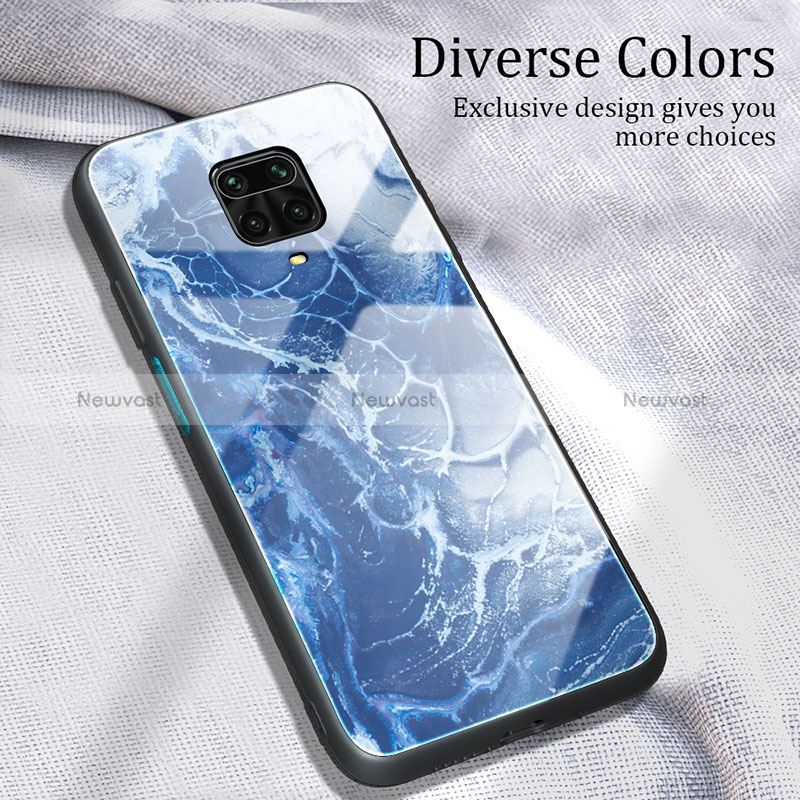 Silicone Frame Fashionable Pattern Mirror Case Cover JM1 for Xiaomi Poco M2 Pro