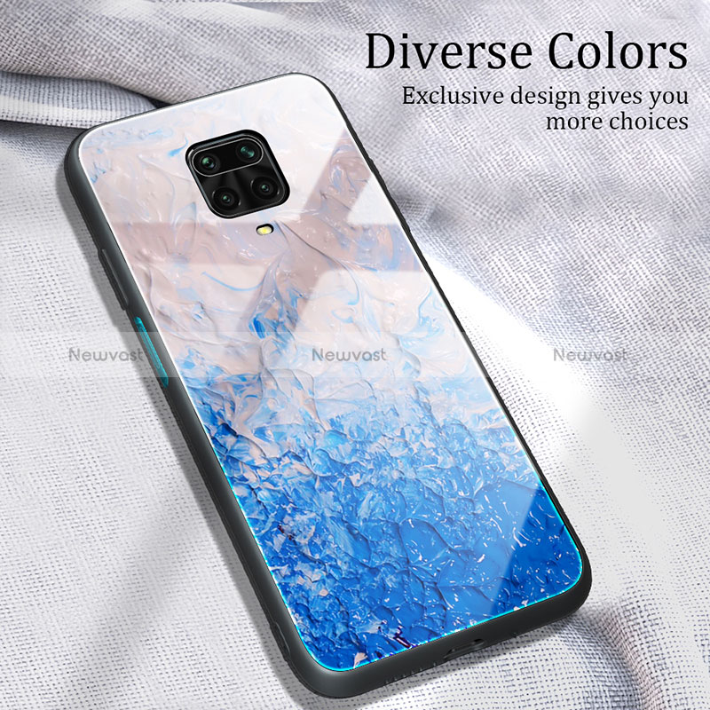 Silicone Frame Fashionable Pattern Mirror Case Cover JM1 for Xiaomi Poco M2 Pro