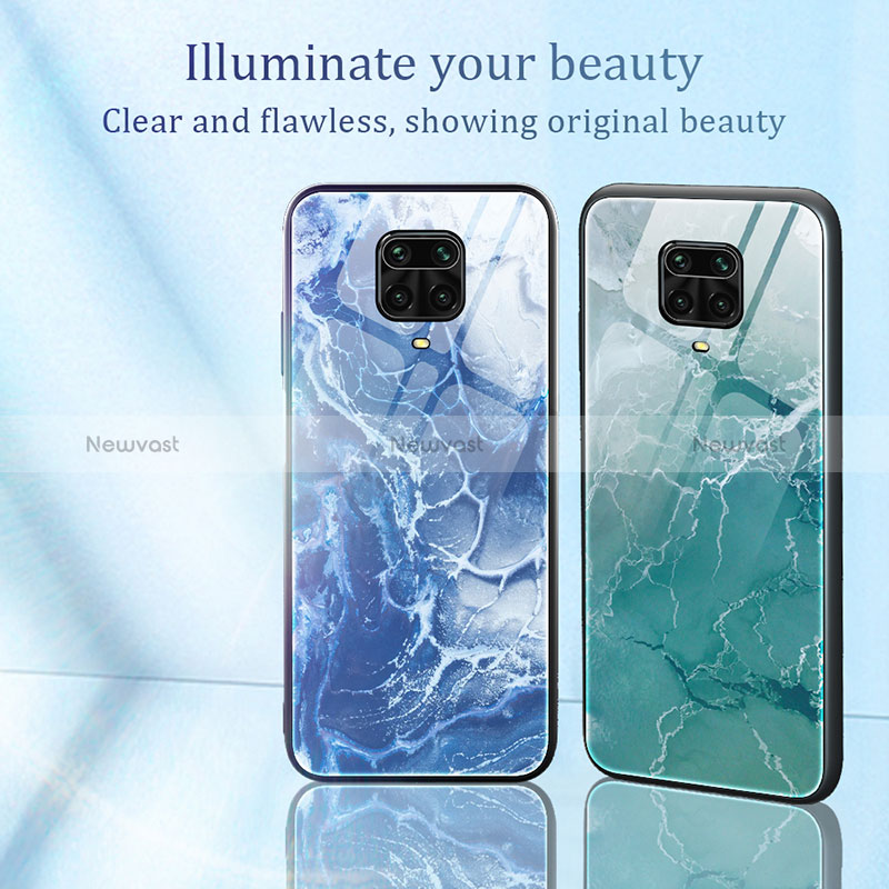 Silicone Frame Fashionable Pattern Mirror Case Cover JM1 for Xiaomi Poco M2 Pro