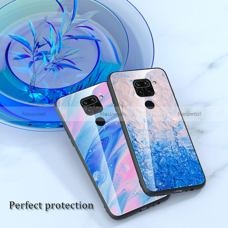 Silicone Frame Fashionable Pattern Mirror Case Cover JM1 for Xiaomi Redmi 10X 4G