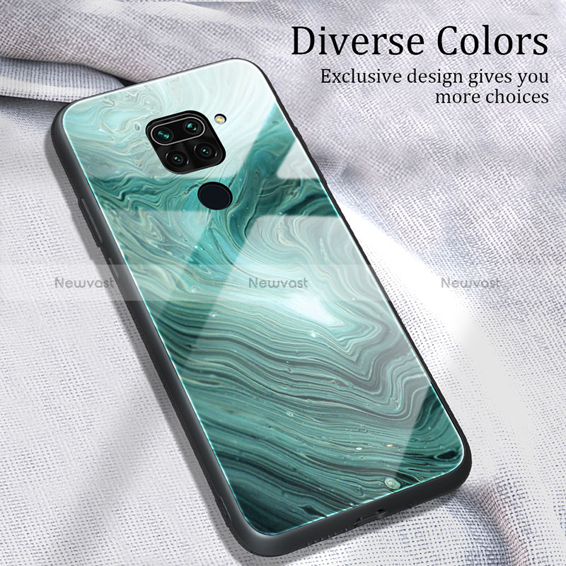 Silicone Frame Fashionable Pattern Mirror Case Cover JM1 for Xiaomi Redmi 10X 4G