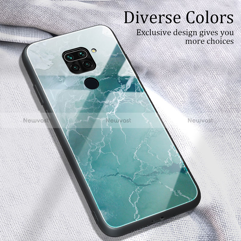 Silicone Frame Fashionable Pattern Mirror Case Cover JM1 for Xiaomi Redmi 10X 4G