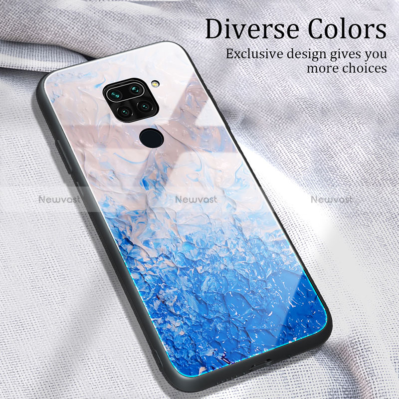 Silicone Frame Fashionable Pattern Mirror Case Cover JM1 for Xiaomi Redmi 10X 4G