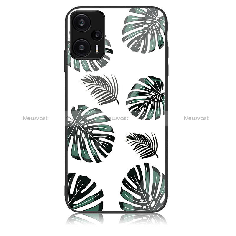 Silicone Frame Fashionable Pattern Mirror Case Cover JM2 for Xiaomi Poco F5 5G