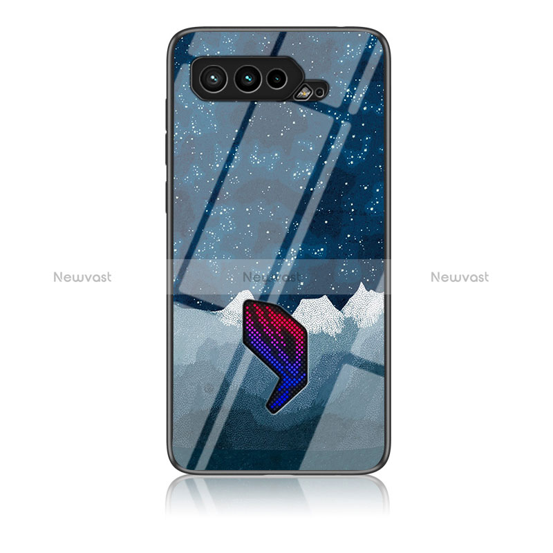 Silicone Frame Fashionable Pattern Mirror Case Cover LS1 for Asus ROG Phone 5 Pro