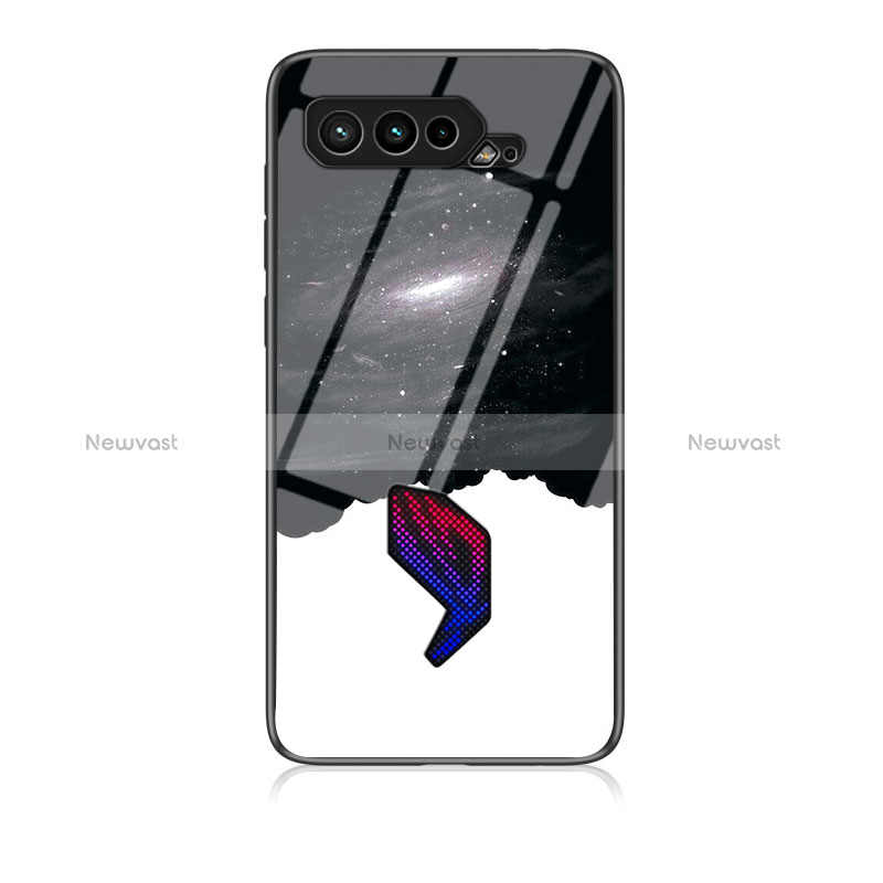 Silicone Frame Fashionable Pattern Mirror Case Cover LS1 for Asus ROG Phone 5 Pro