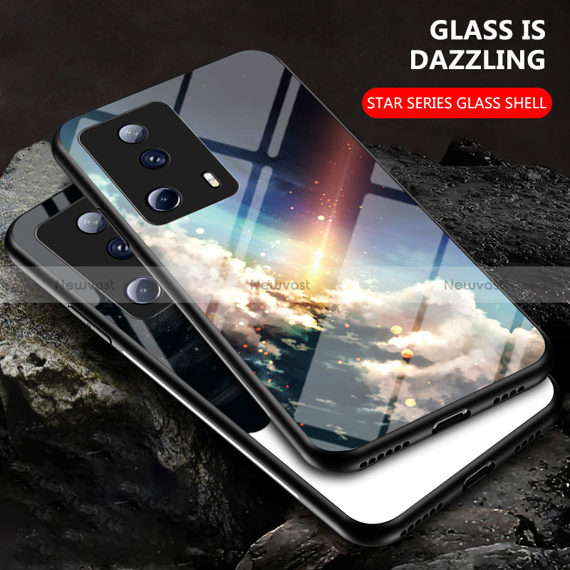 Silicone Frame Fashionable Pattern Mirror Case Cover LS1 for Xiaomi Mi 12 Lite NE 5G