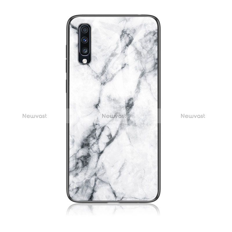 Silicone Frame Fashionable Pattern Mirror Case Cover LS2 for Samsung Galaxy A70
