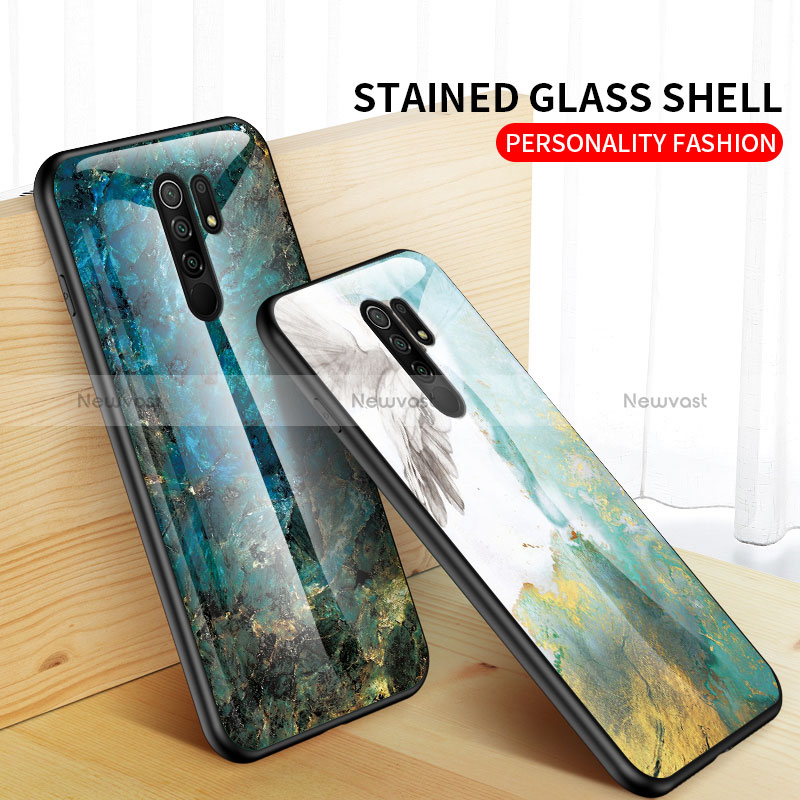 Silicone Frame Fashionable Pattern Mirror Case Cover LS2 for Xiaomi Poco M2