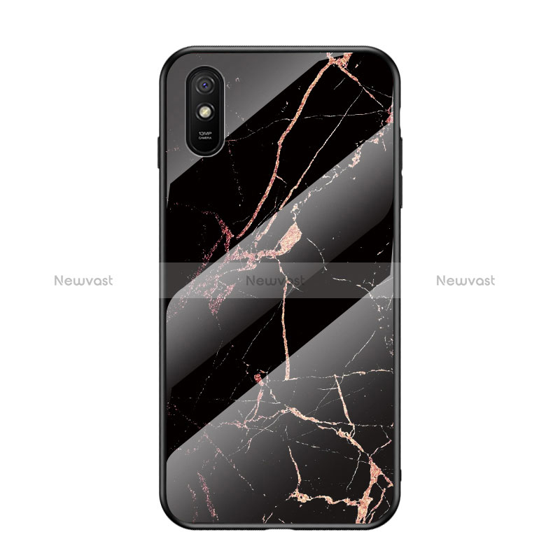 Silicone Frame Fashionable Pattern Mirror Case Cover LS2 for Xiaomi Redmi 9A