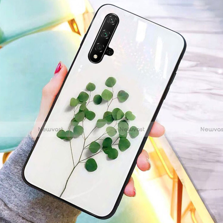 Silicone Frame Fashionable Pattern Mirror Case Cover M01 for Huawei Honor 20S