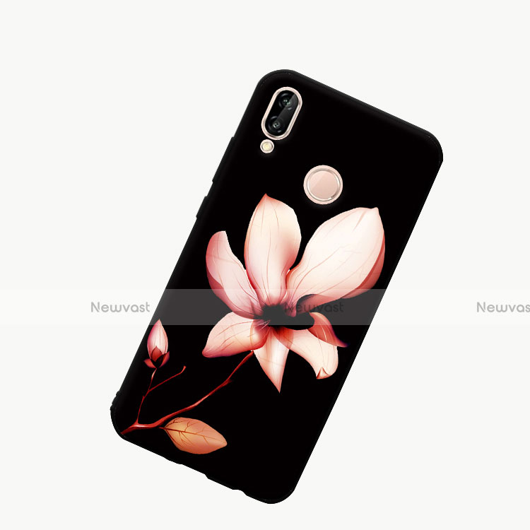 Silicone Frame Fashionable Pattern Mirror Case Cover S01 for Huawei Honor 10 Lite