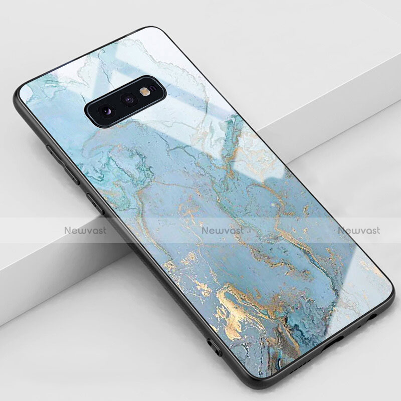 Silicone Frame Fashionable Pattern Mirror Case Cover S04 for Samsung Galaxy S10e