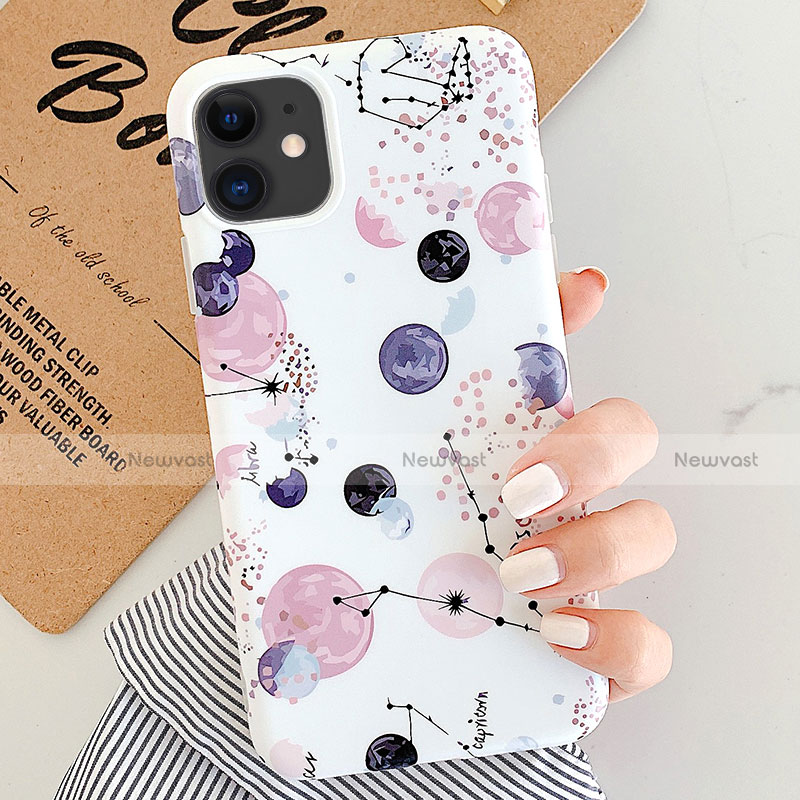 Silicone Frame Fashionable Pattern Mirror Case for Apple iPhone 11 Mixed