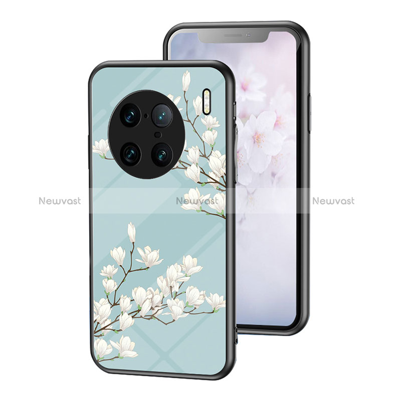 Silicone Frame Flowers Mirror Case Cover for Vivo X90 Pro+ Plus 5G