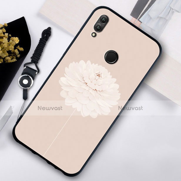 Silicone Frame Flowers Mirror Case S02 for Huawei Honor 10 Lite Gold