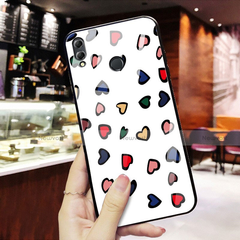 Silicone Frame Love Heart Mirror Case S01 for Huawei Honor 8X Mixed