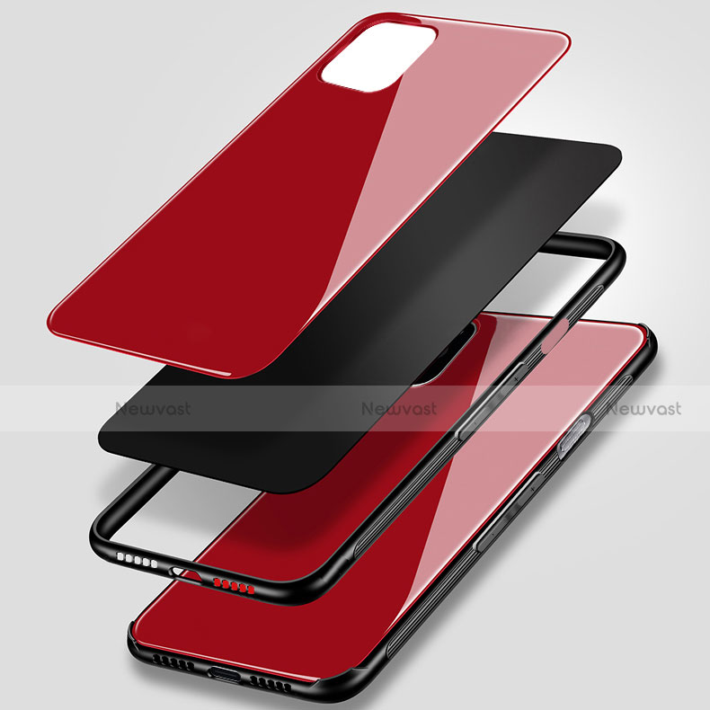 Silicone Frame Mirror Case Cover for Apple iPhone 11 Pro Max