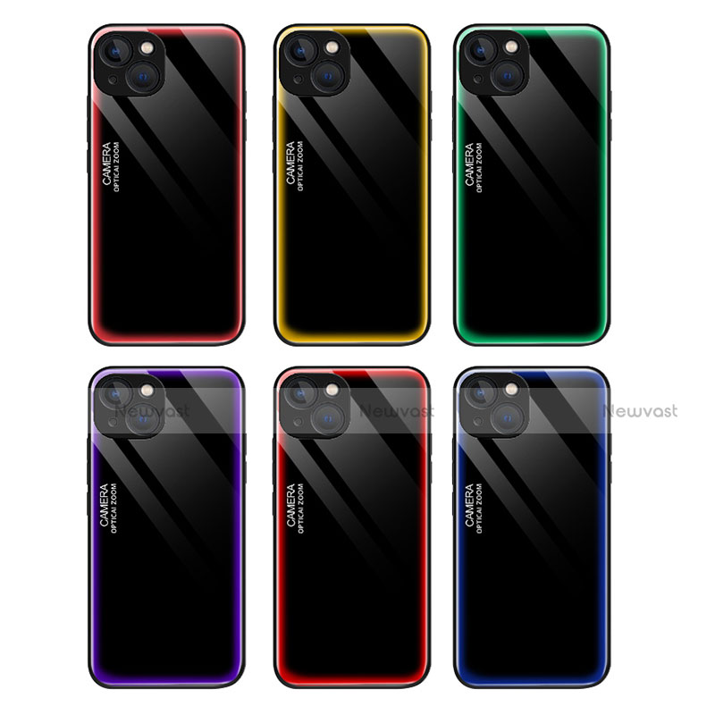 Silicone Frame Mirror Case Cover for Apple iPhone 13
