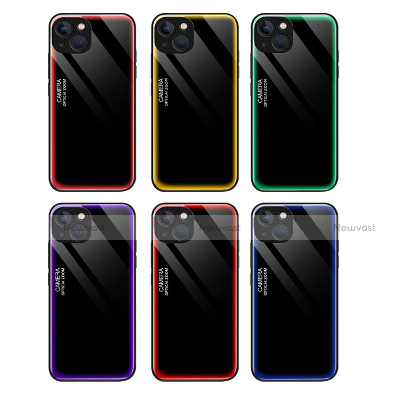 Silicone Frame Mirror Case Cover for Apple iPhone 13 Mini