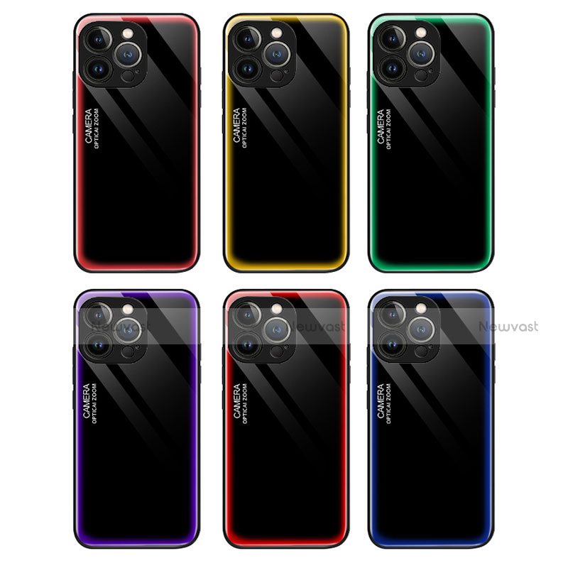 Silicone Frame Mirror Case Cover for Apple iPhone 14 Pro Max