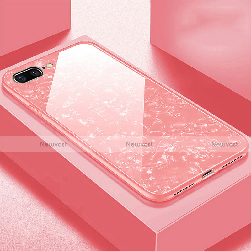 Silicone Frame Mirror Case Cover for Apple iPhone 8 Plus