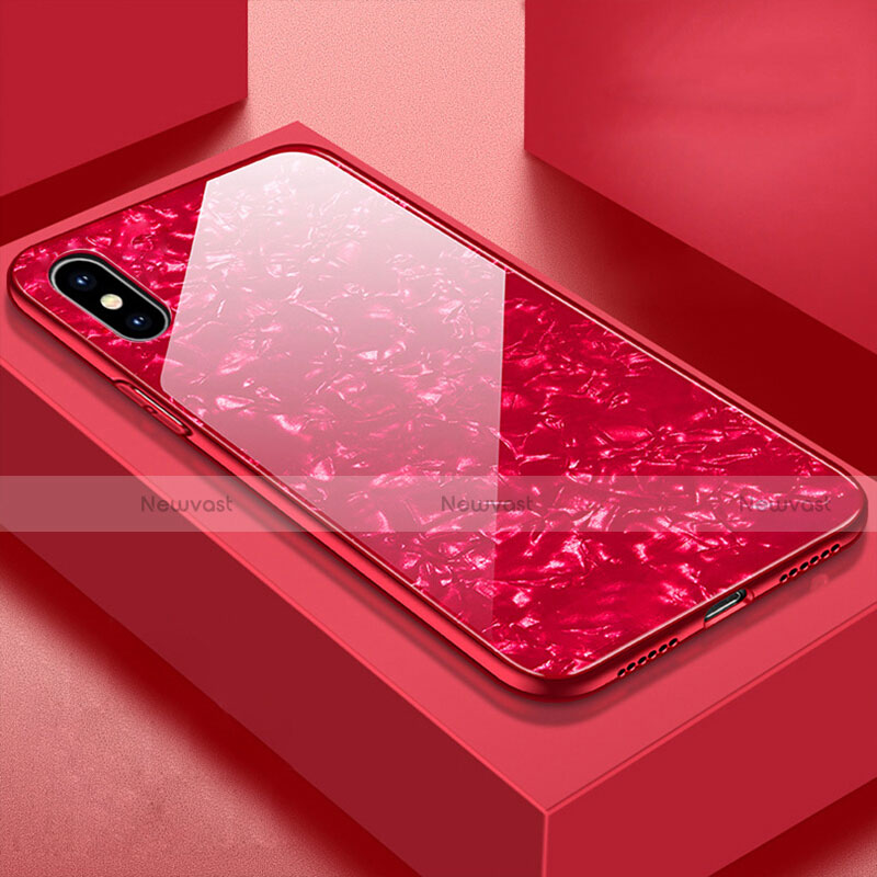 Silicone Frame Mirror Case Cover for Apple iPhone X